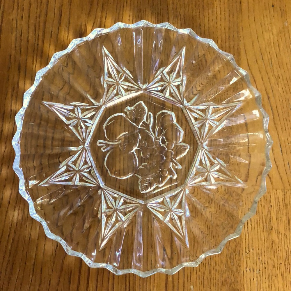 Vintage Indiana Glass Federal Glass Pioneer 8” plate